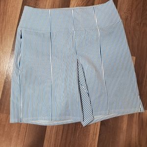 Kinona Blue and White Striped Women’s Shorts